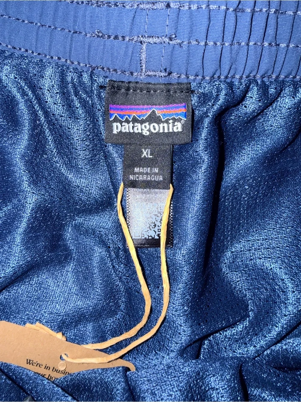 Patagonia Men’s Baggies Shorts 5” XL Tidepool Blue NWT